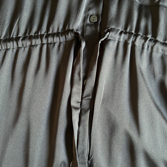 Zara black satin short dress in medium - Picture 3 of 3